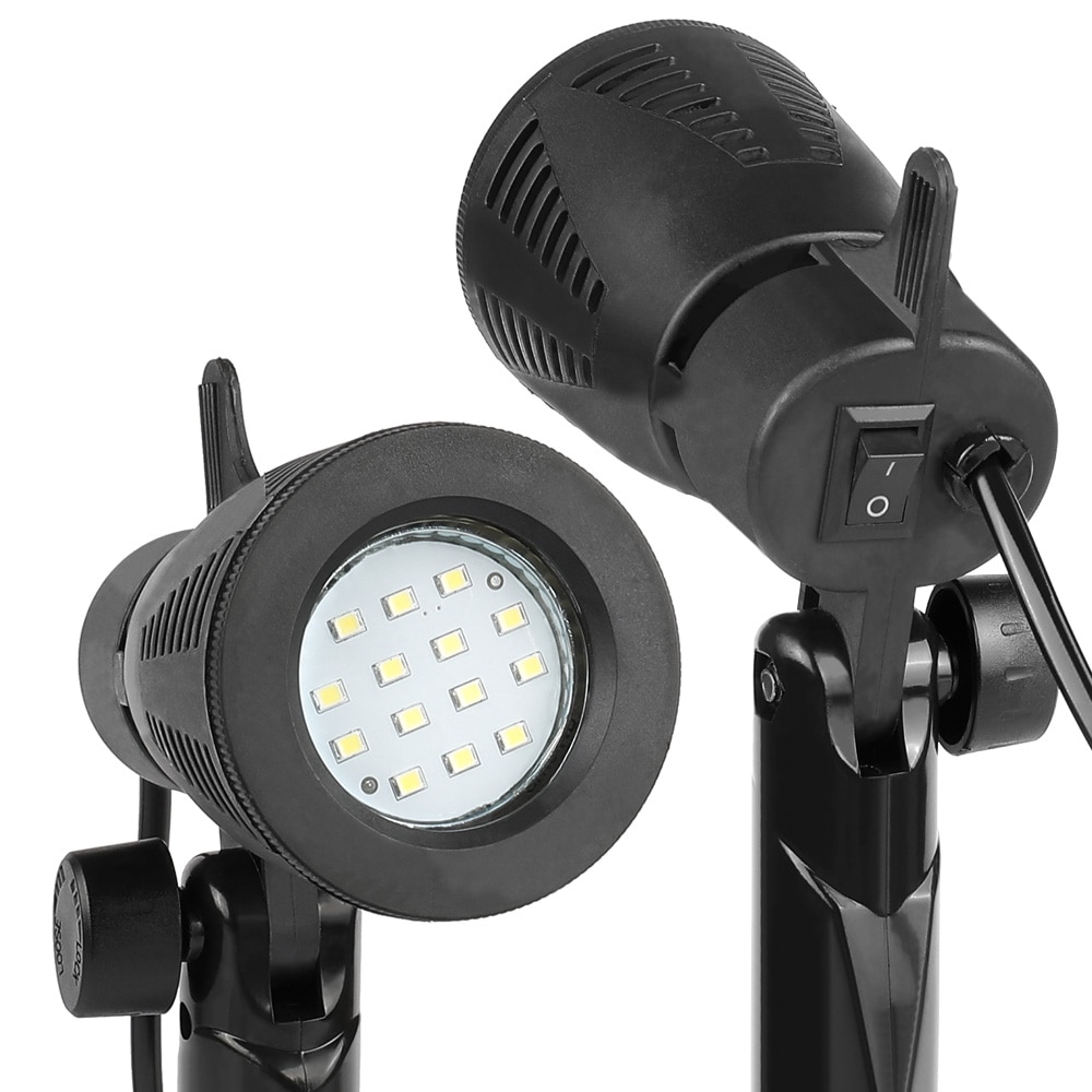 Mini Photography LED Light Lamp Set 2 Pcs Mini Photography LED Light Lamp Set 2 Pcs