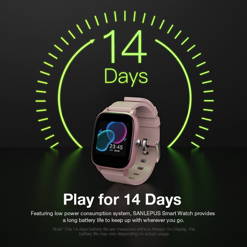 SANLEPUS – montre connectée pour hommes et femmes, Version globale, étanchéité IP67, Bracelet d’activité physique, pour Android Apple Xiaomi, nouveau, 2021