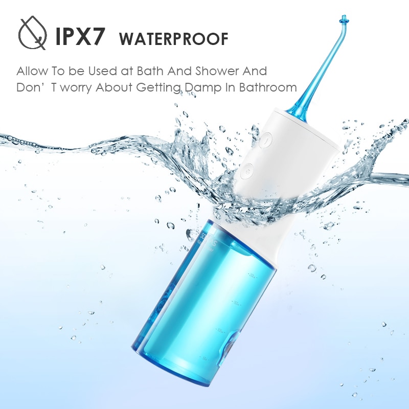 L’irrigateur portatif dentaire de Jet d’eau d’usb de Soocas W3 a Rechargeable l’irrigateur IPX7 pour nettoyer des dents